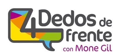 Logo Dedos de Frente con Mone Gil