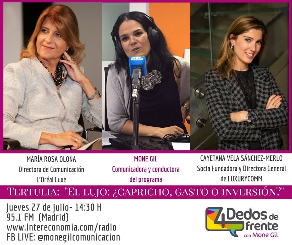 Panel de mujeres profesionales en programa Dedos de Frente